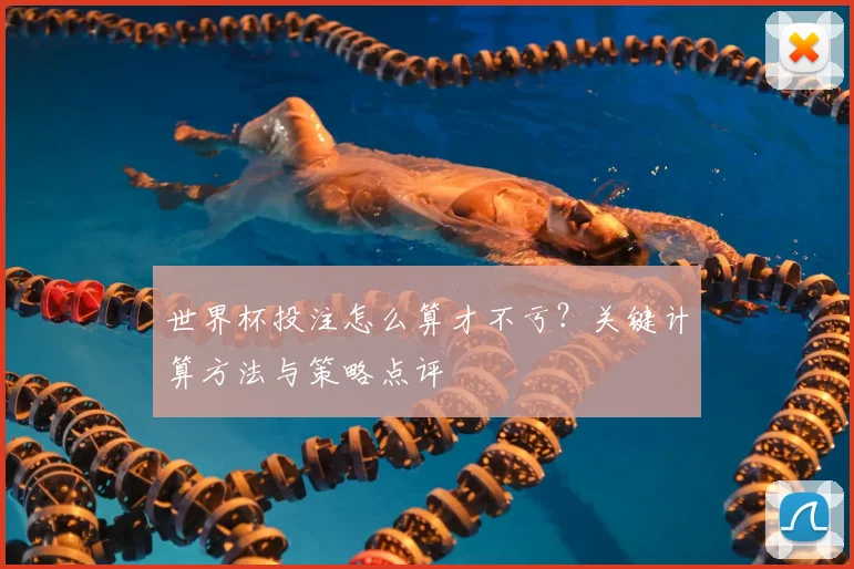 世界杯投注怎么算才不亏？关键计算方法与策略点评